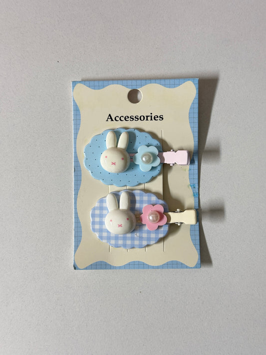 Blue Miffy Hairclips