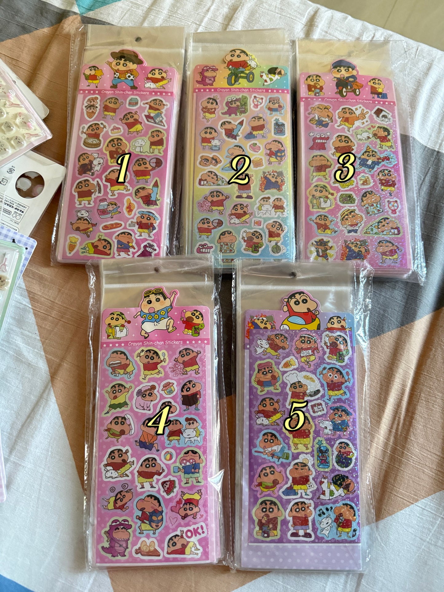 Shinchan stickers