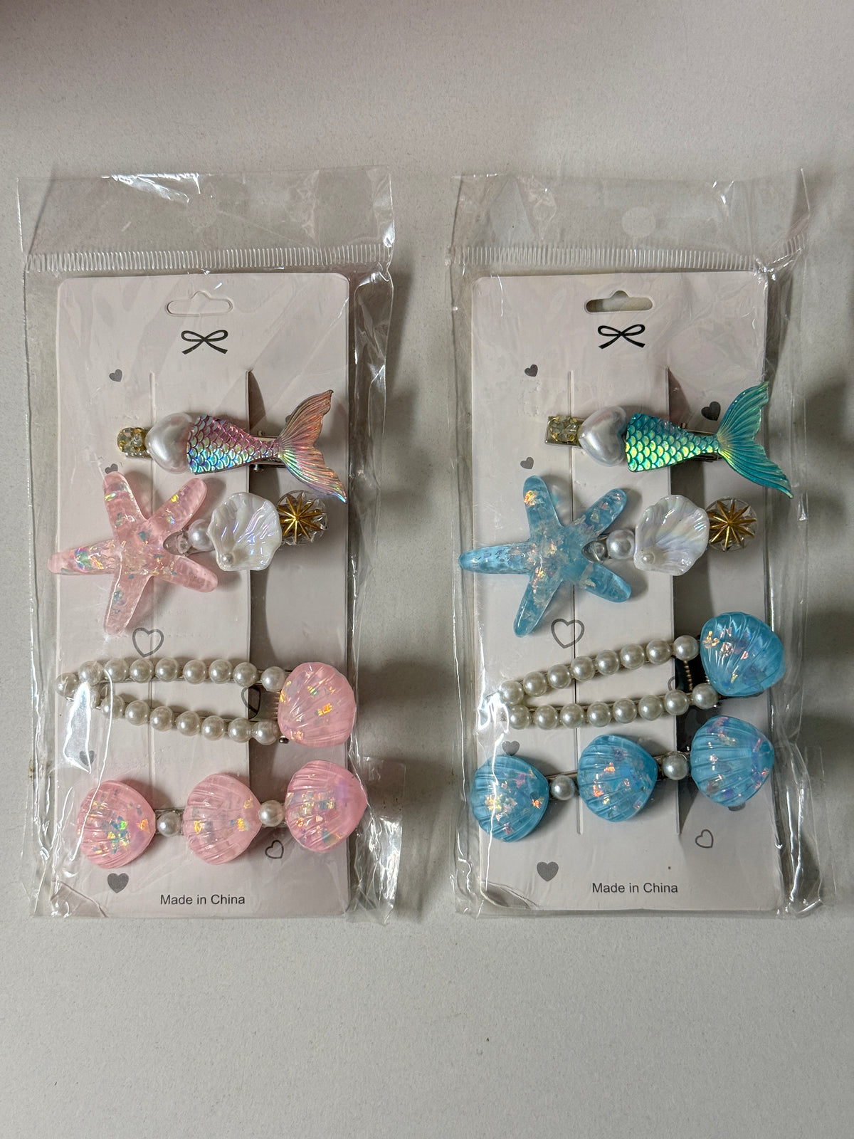 Mermaid Hairclip set