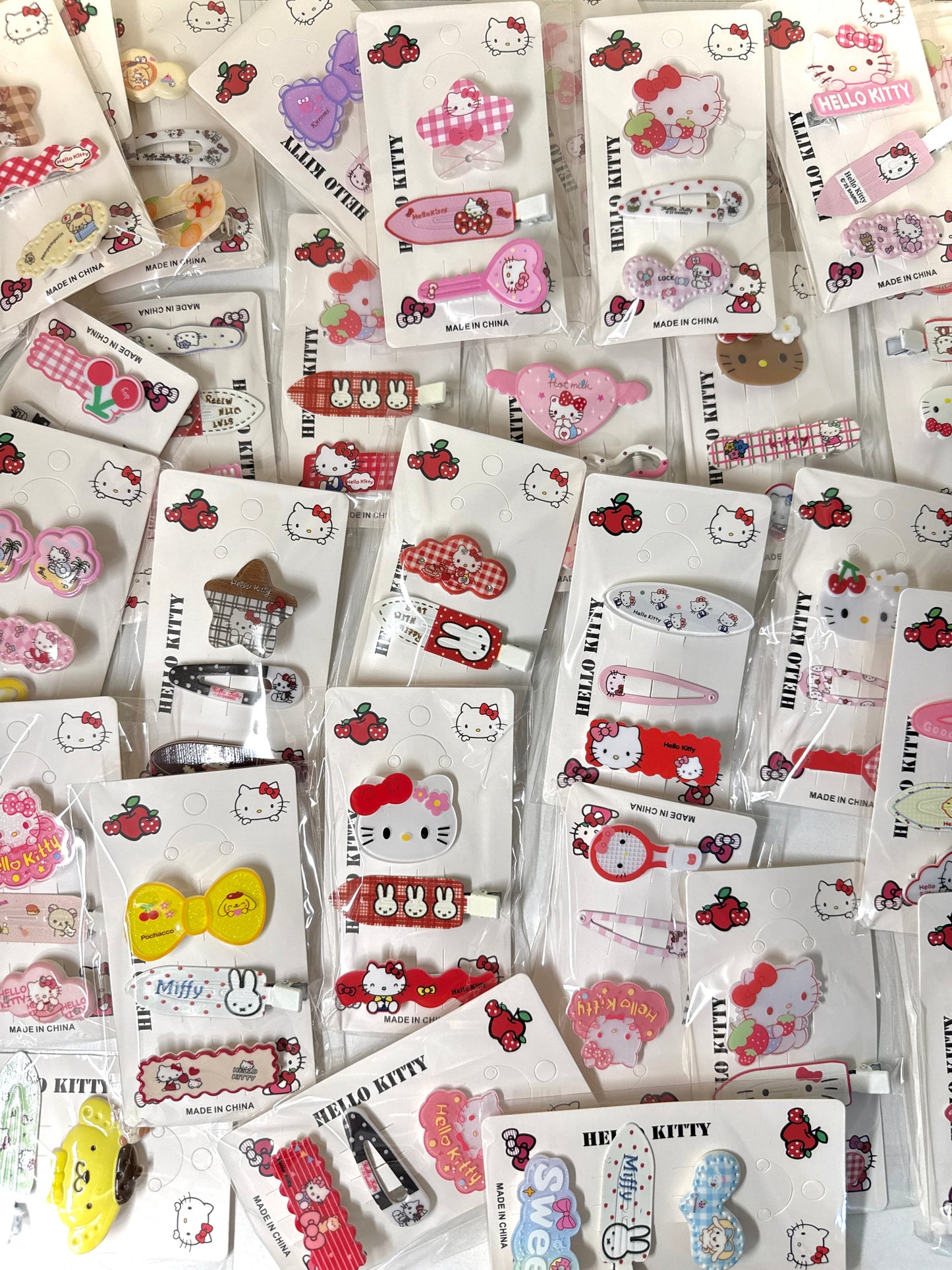 Random mixed hairclips (3pc set)