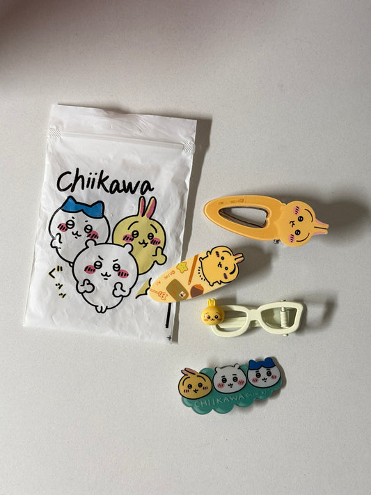Chiikawa Hairclips Blindbag ( set of 4)