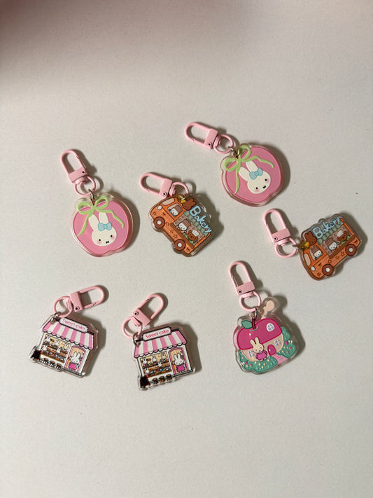 Miffy Resin keychains