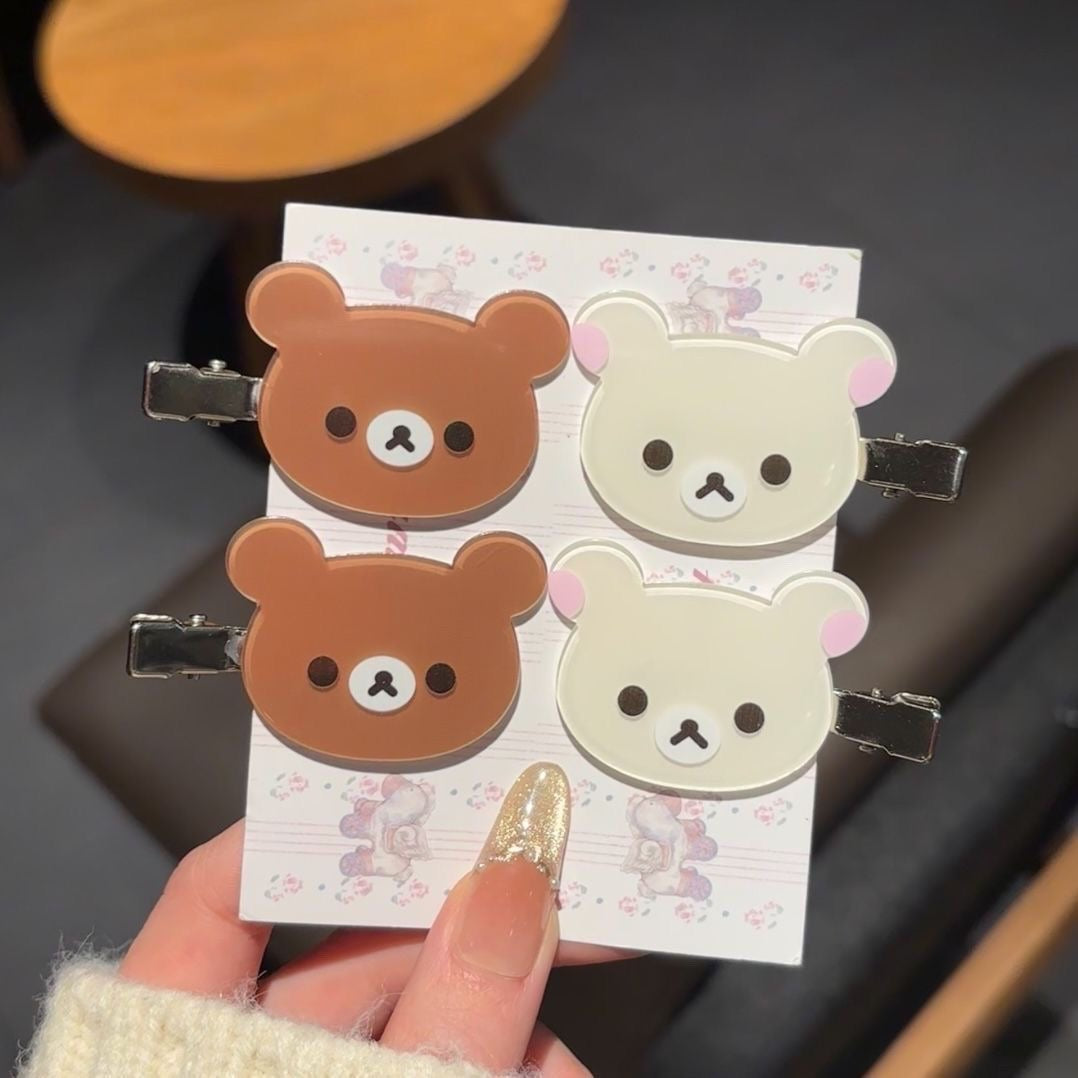 Rilakkuma hairclips (pair)